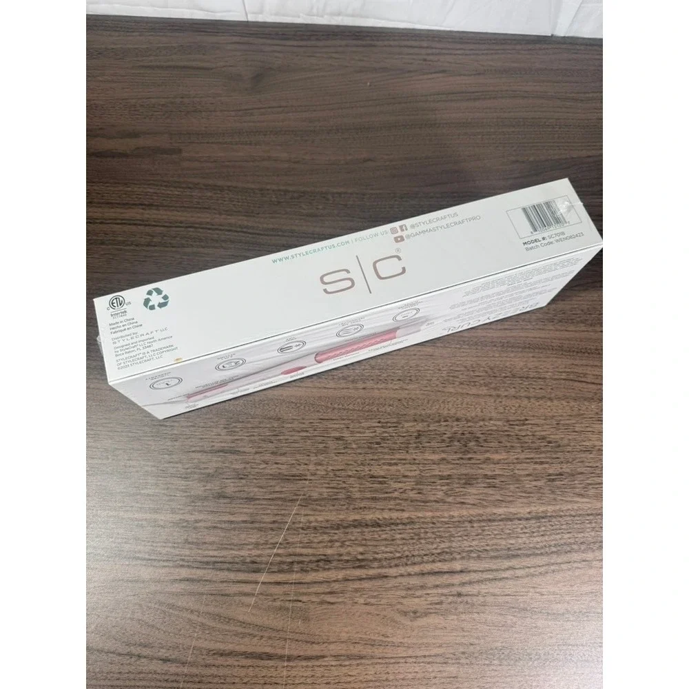 StyleCraft NIB Breezy Curl 2in1 Styler Cool Air Technology Rose Gold‎